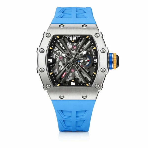 Мужские часы Pagani Design PD-1738 Silver-Blue фото 1